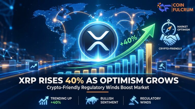 Ripple’s XRP Rises 40% as Crypto-Friendly Winds Boost Market Optimism ?