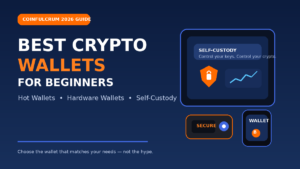 Best crypto wallets for beginners in 2026 including hot wallets, hardware wallets and self-custody