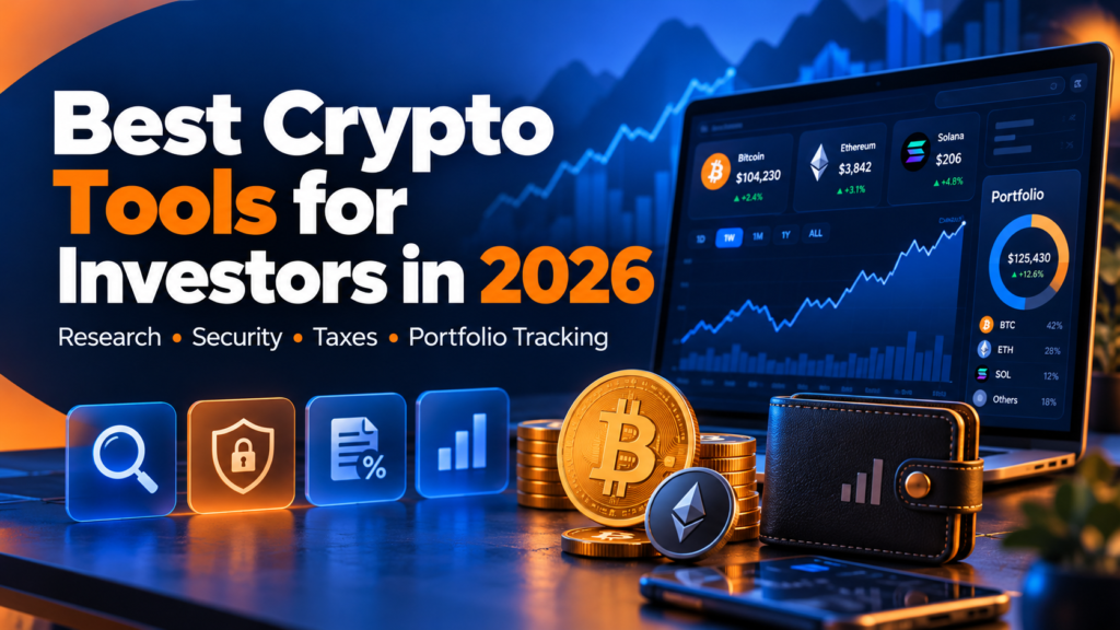 Best crypto tools for investors in 2026 for research, security, taxes and portfolio tracking